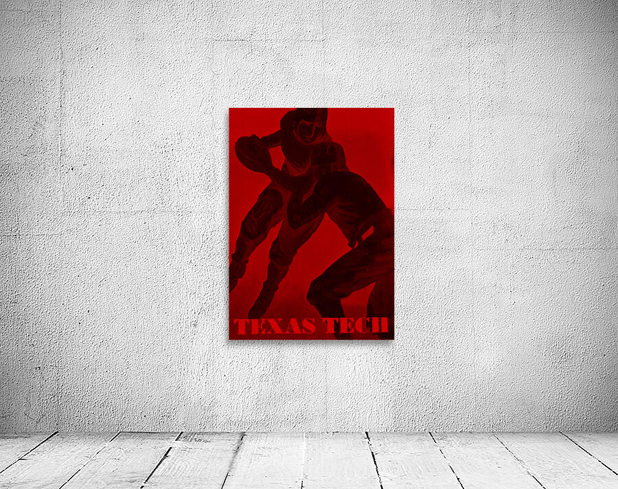 1935 Texas Tech Football Cover Art Remix Wall Preview