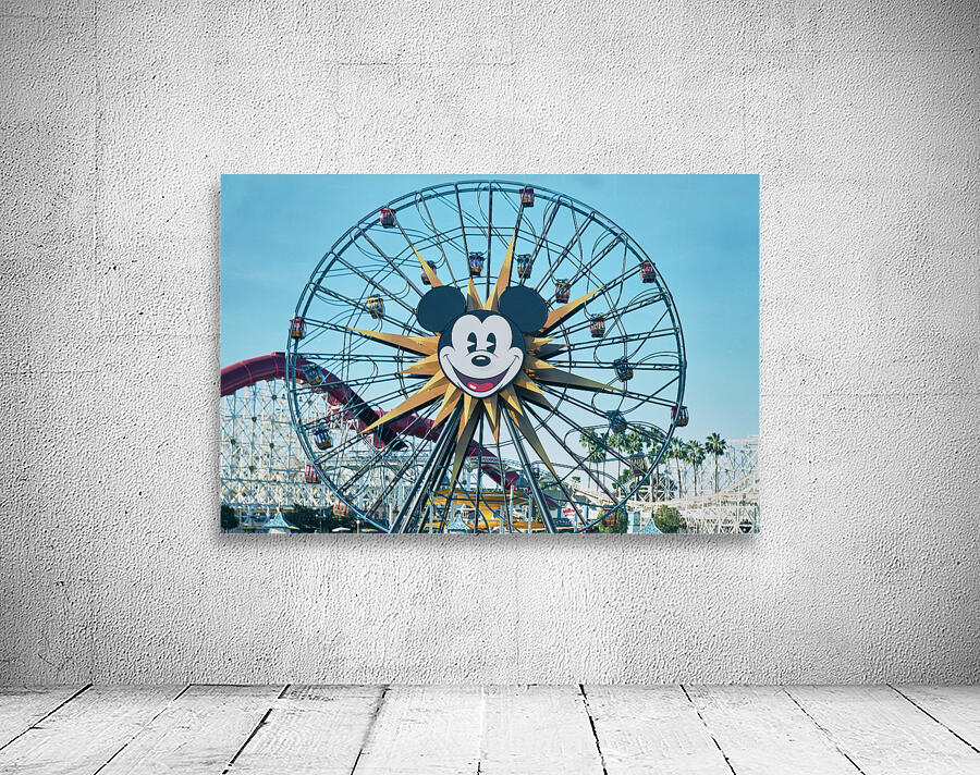 Mickeys Fun Wheel Shot on 1930s Film Camera Wall Preview