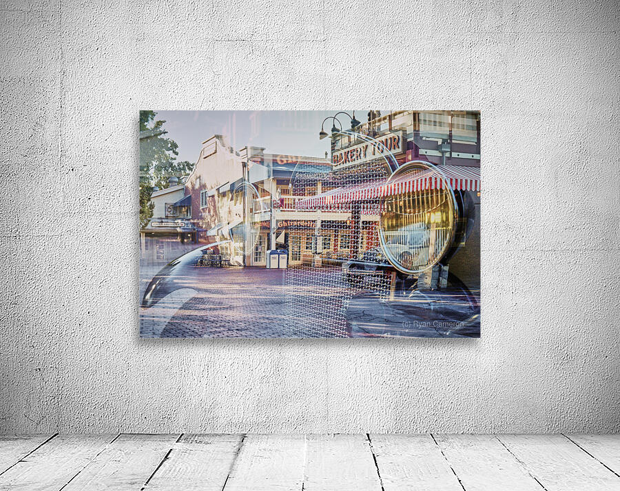 Bakery Truck Chocolate Shop Double Exposure Wall Preview