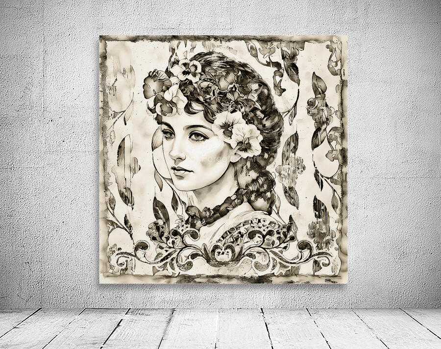 ArtX 508 Vintage Portrait by Forgotten Art