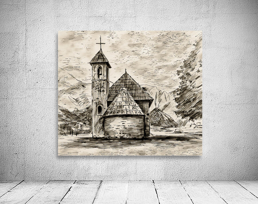ArtX 515 church albania by Forgotten Art