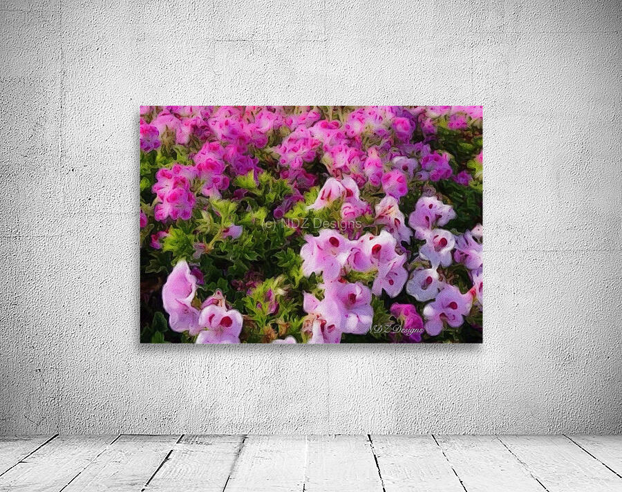 pink pansies2 Wall Preview