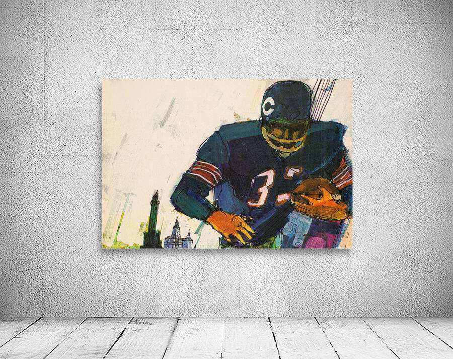 1967 Chicago Bears Art by Terry Smith Wall Preview