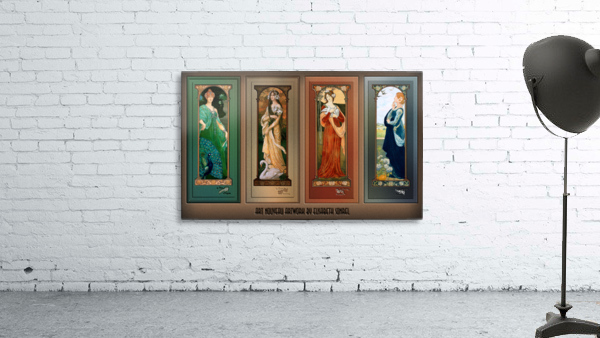 Elisabeth Sonrel Art Nouveau Maiden Bird Series by xzendor7