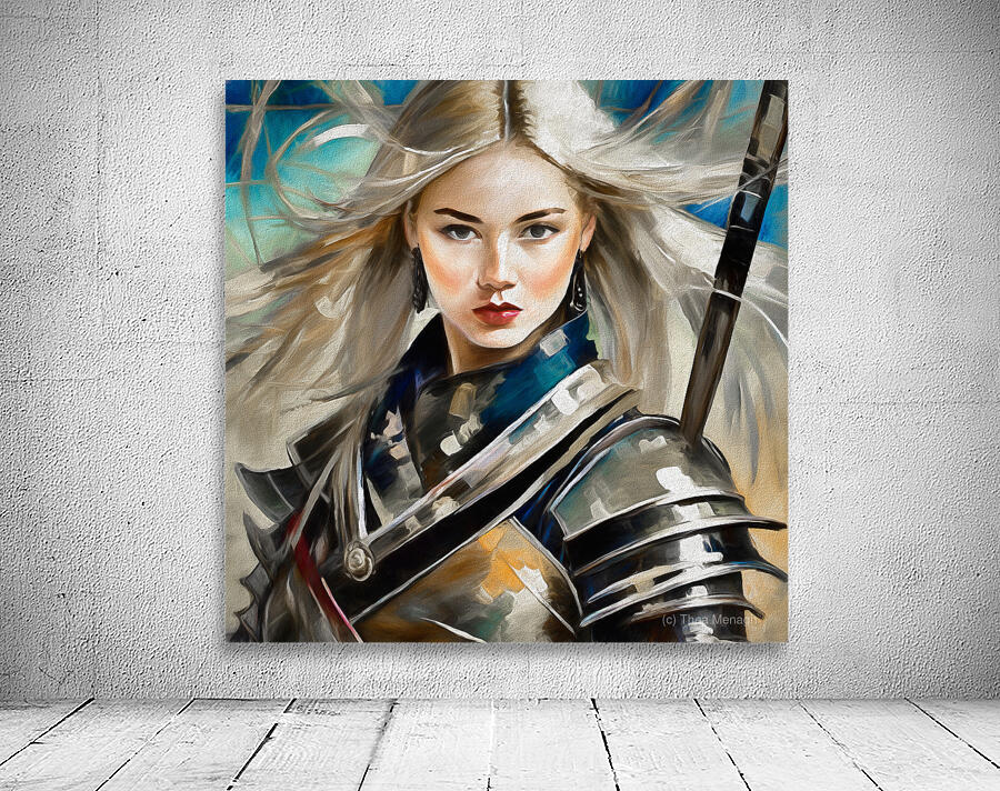 Blonde Warrior Wall Preview