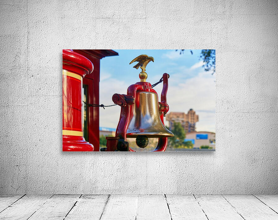 Steam Engine Bell in Theme Park Wall Preview