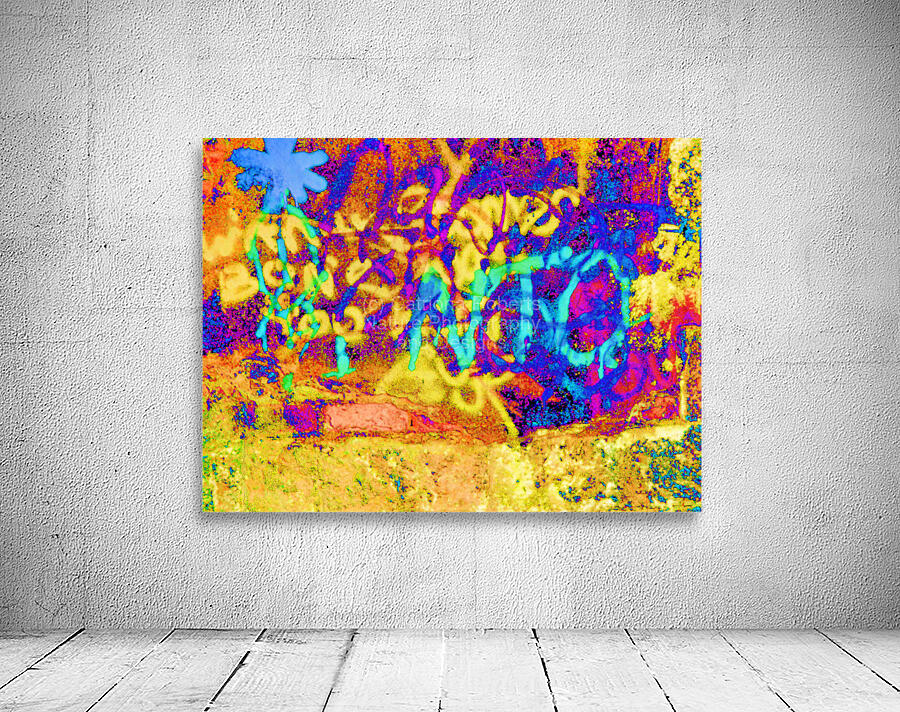Abstract Neon Graffiti                                                                                                                       Wall Preview