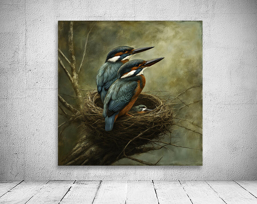 KINGFISHER CHICK Wall Preview