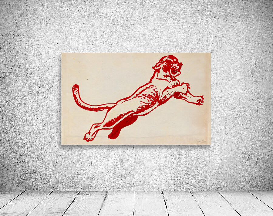 1930s Houston Cougar Art Wall Preview