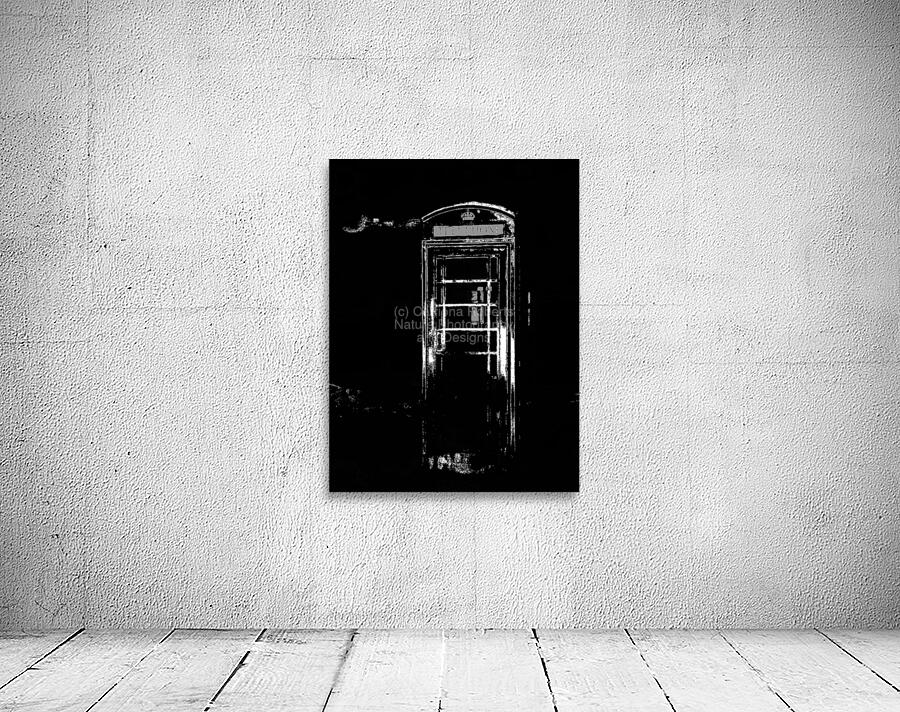 Abstract Black Phone Box Wall Preview