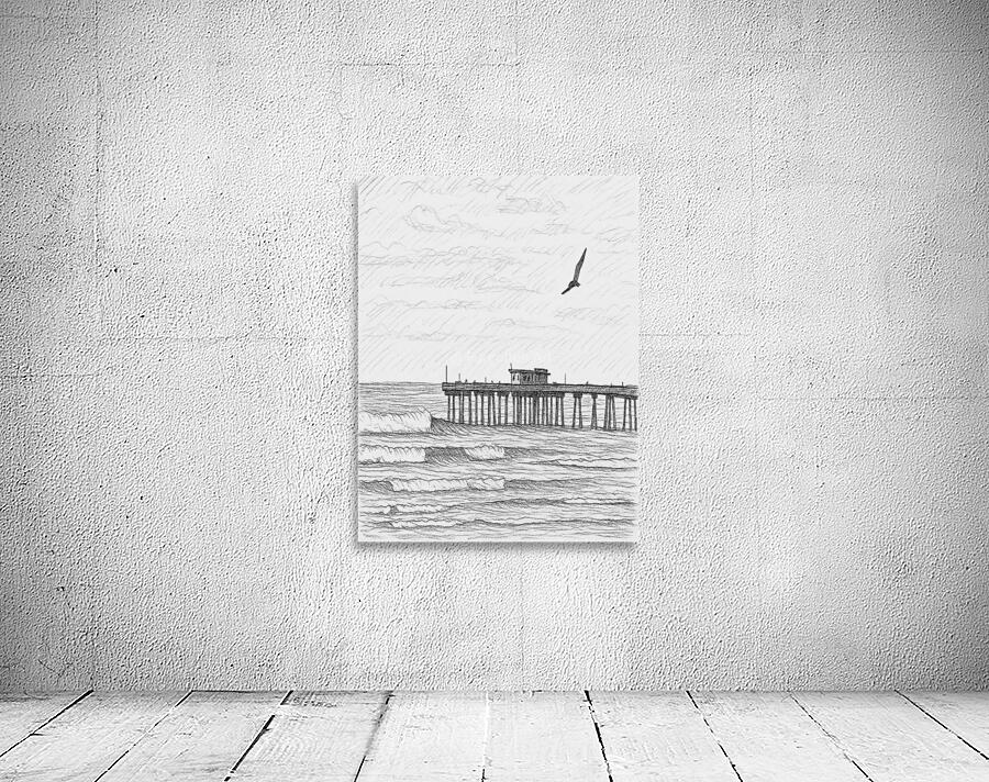 ArtX 40 Pier water by Forgotten Art
