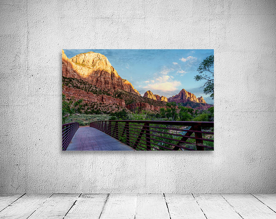 Zion Watchman Sunset View Wall Preview