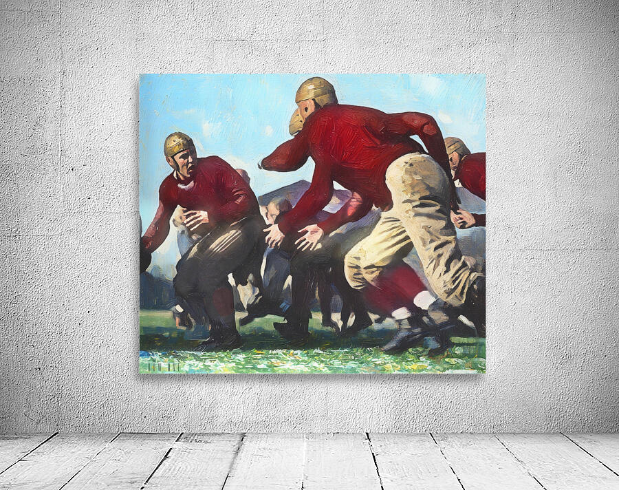 Wisconsin Badger Handoff Wall Preview