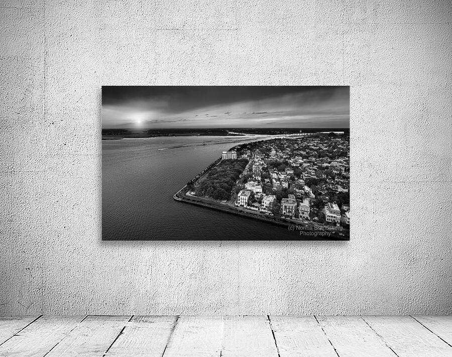 Charleston Aerial Sunset 1 Wall Preview