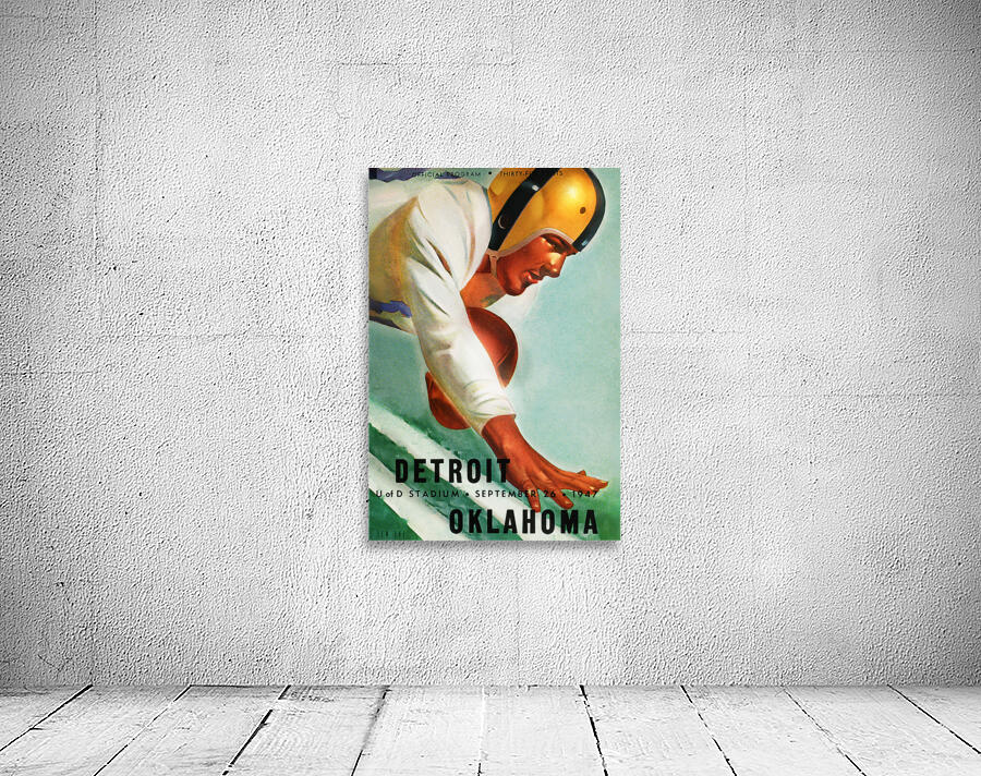 1947 Oklahoma Sooners at Detroit Titans Wall Preview