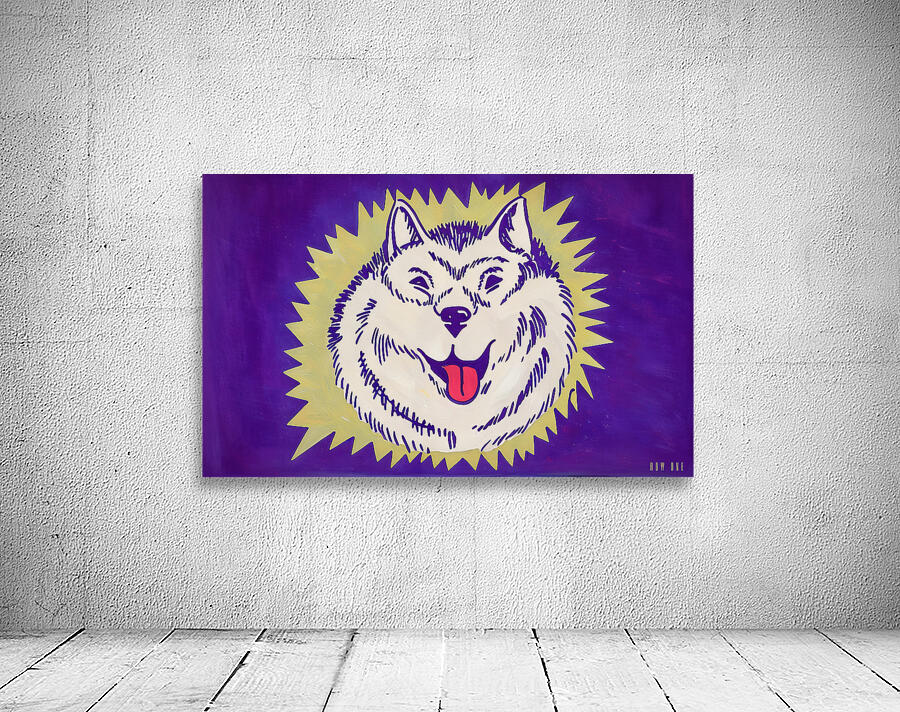 1957 Washington Husky Art by Row One Brand