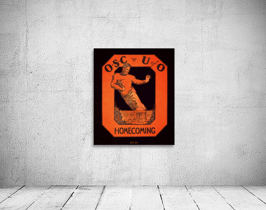 1932 Oregon State College Homecoming Art by Row One Brand