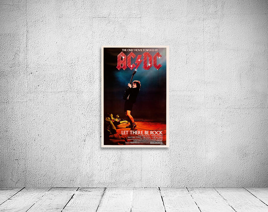 Let There Be Rock by ACDC by neeteshdsgn Wall Art
