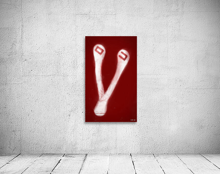 1970s OU Football Wishbone Art by Row One Brand