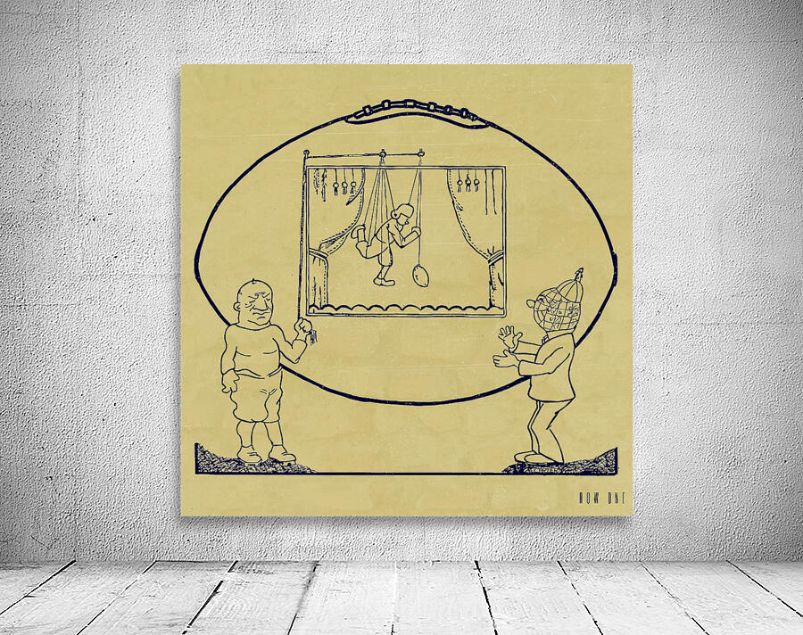 1920s knute rockne puppetmaster art by Row One Brand