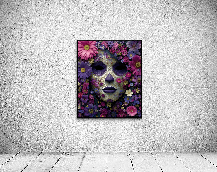 Silencio Floral - Floral Silence - Pop Surreal Floral Art Prints Wall Preview