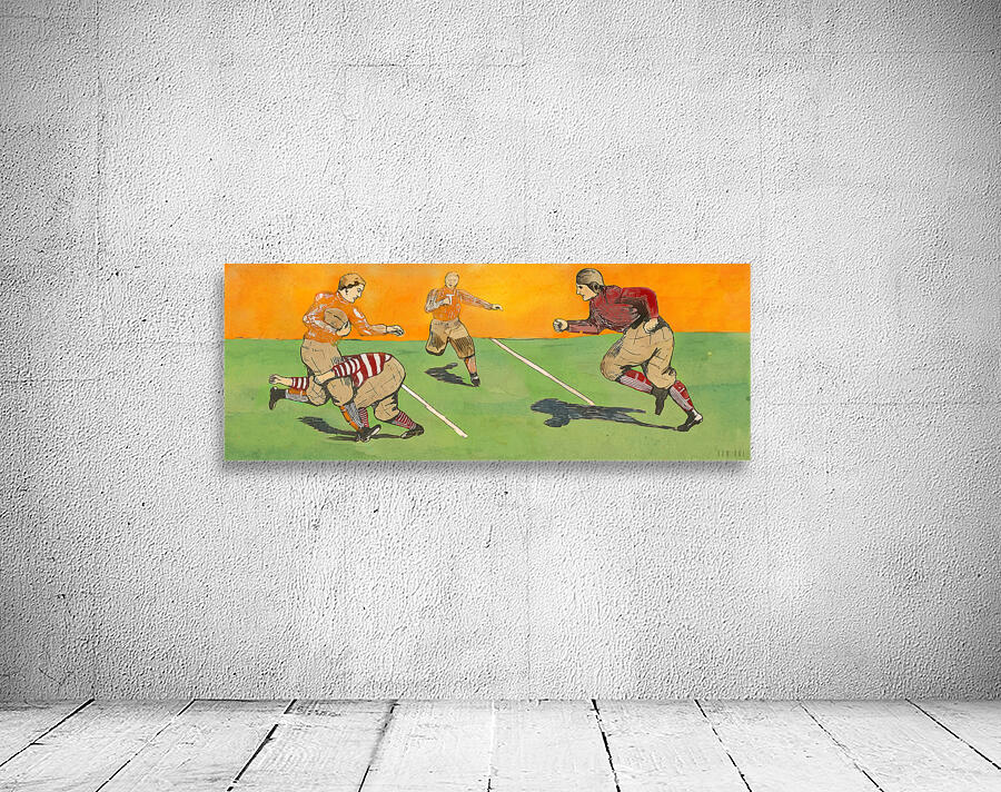Early 1900s Tennessee Vols Football Art by Row One Brand
