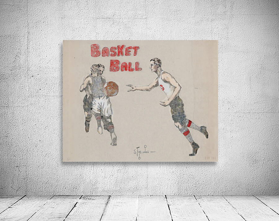 Early 1900s Georgia Basketball Art by Row One Brand
