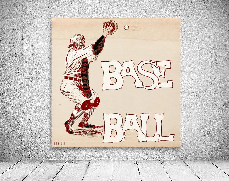 Early 1900s South Carolina Gamecocks Baseball Art by Row One Brand