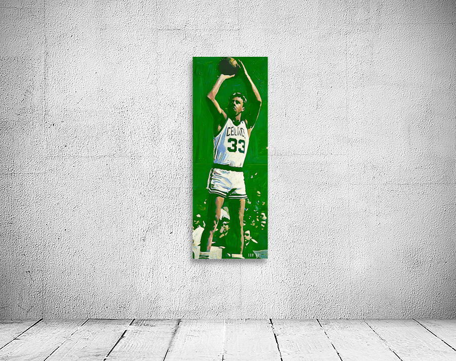 Larry Bird Celtics Painting by Row One Brand
