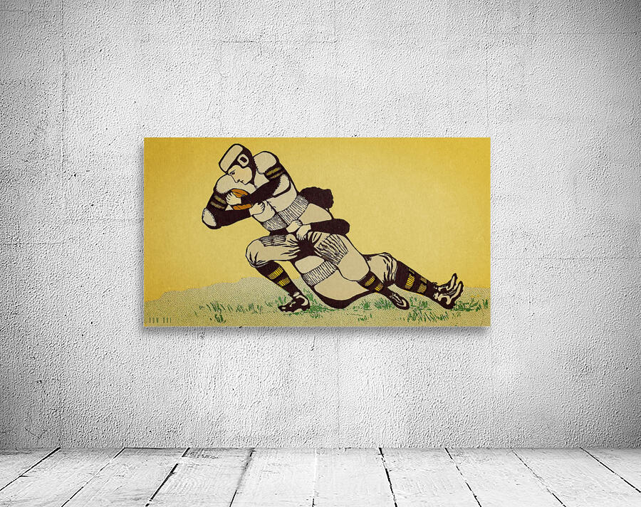 Early 1900s Purdue Boilermakers Football Art by Row One Brand