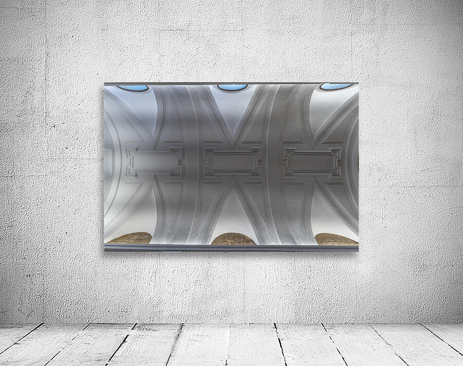 Vaulted Ceiling Geometry Wall Preview