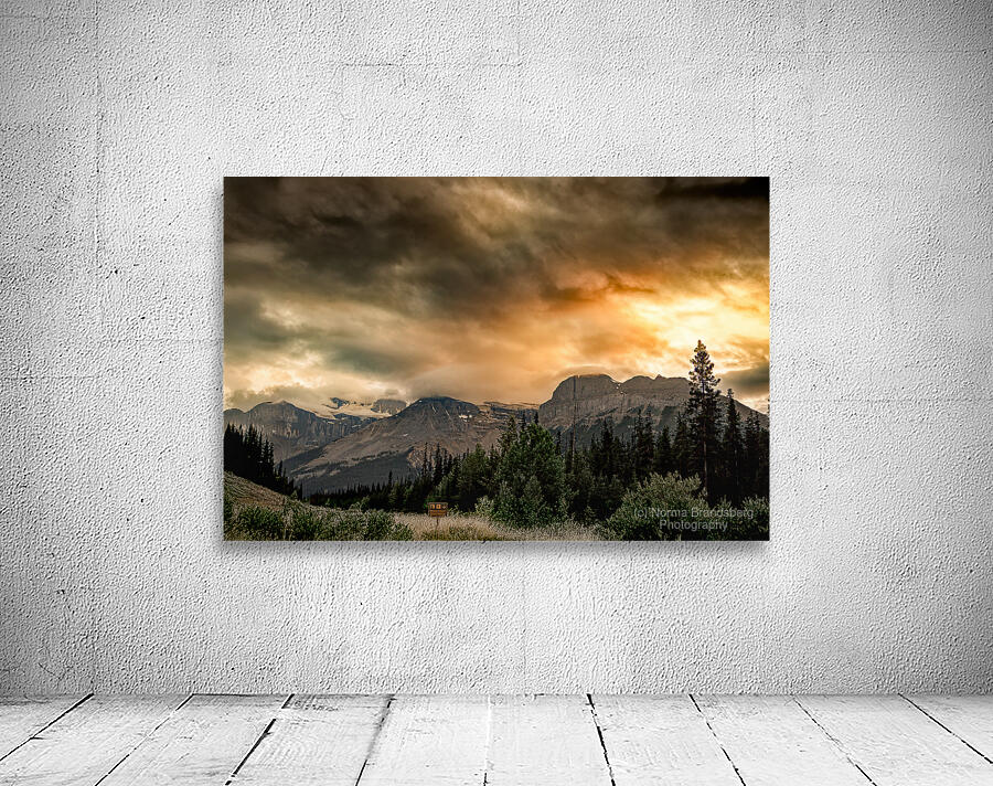 Mount Erasmus  Fire in the Sky Wall Preview