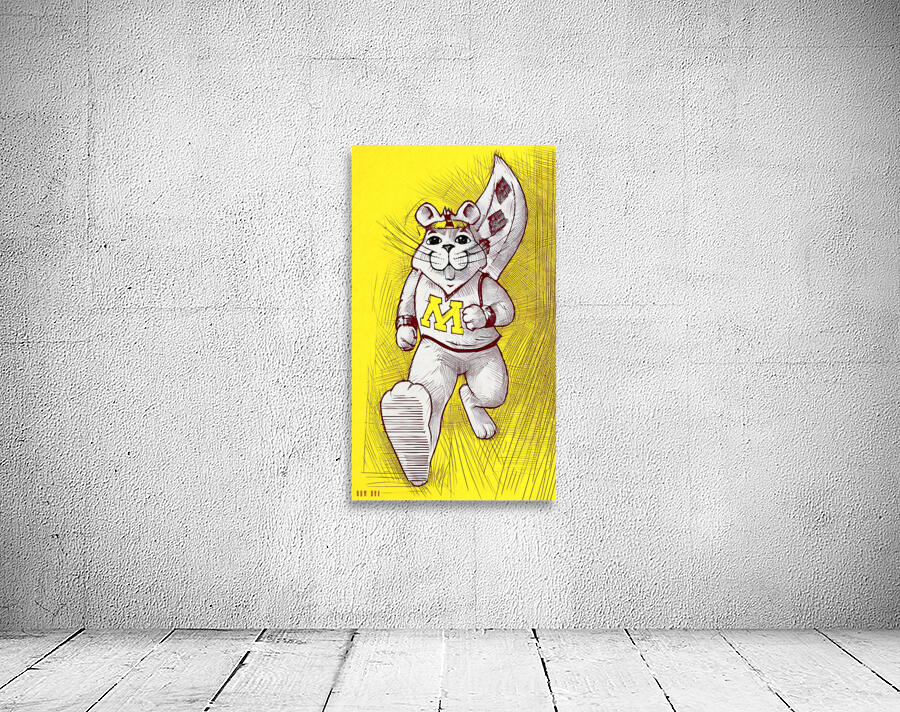1980s Minnesota Golden Gopher Jogging Wall Preview