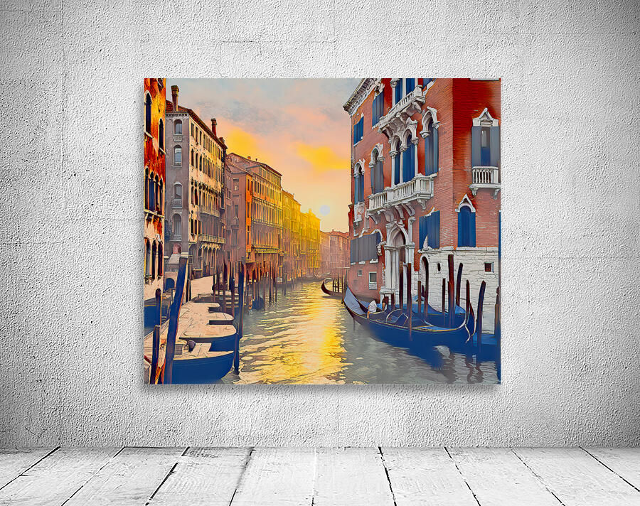 COLORS OF VENICE......VELVET ABSTRACT Wall Preview