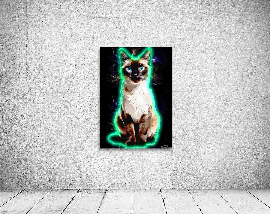 1001 aura neon art siam Wall Preview