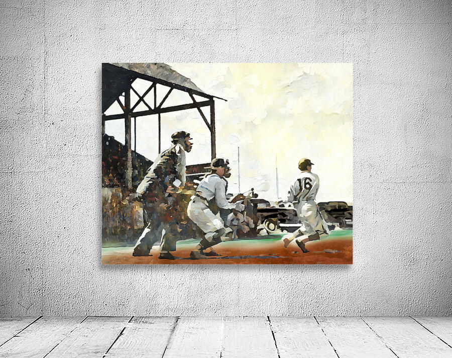 Vintage Wyoming Cowboys Baseball Art Wall Preview