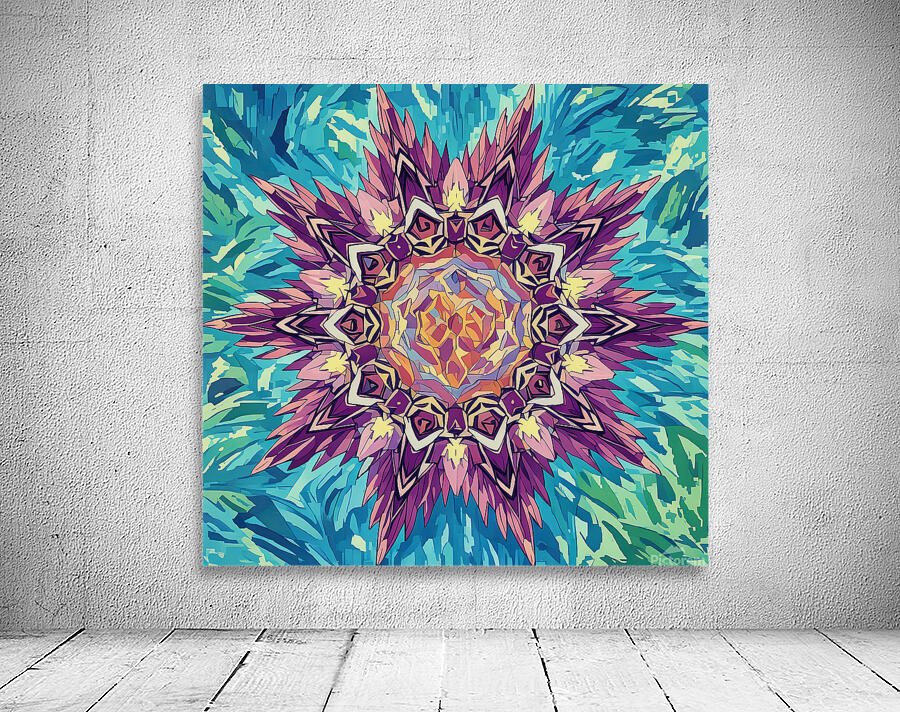 ArtXcl 1010 flower mandala abstract Wall Preview