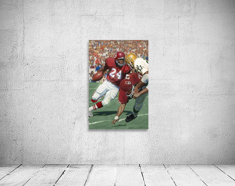 Joe Washington Oklahoma Sooners Football Painting Wall Preview