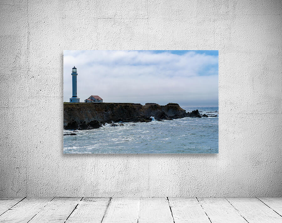 Point Arena Lighthouse in late day light Wall Preview