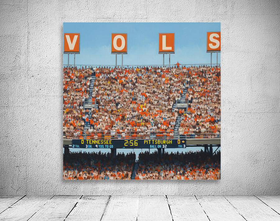 1983 Tennessee Vols Football Stadium Art Wall Preview