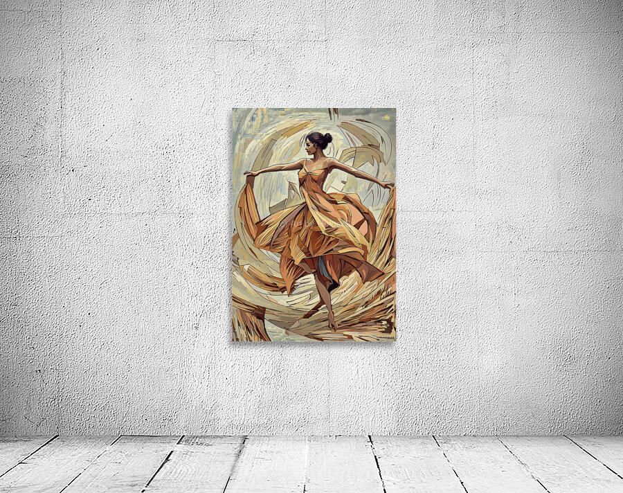 ArtXcl 044 female dancer in Fashion Illustration Wall Preview