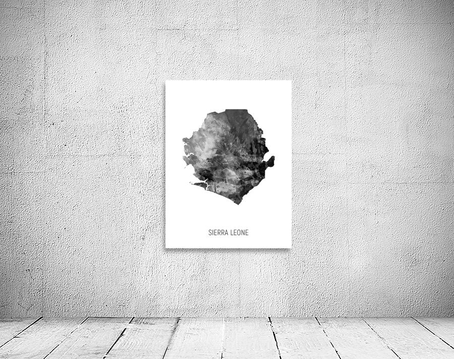 Sierra Leone Watercolor Map Wall Preview