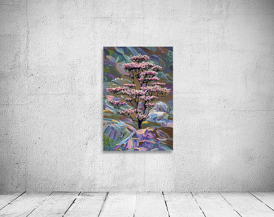 Arte 020 bonsai illustration Wall Preview