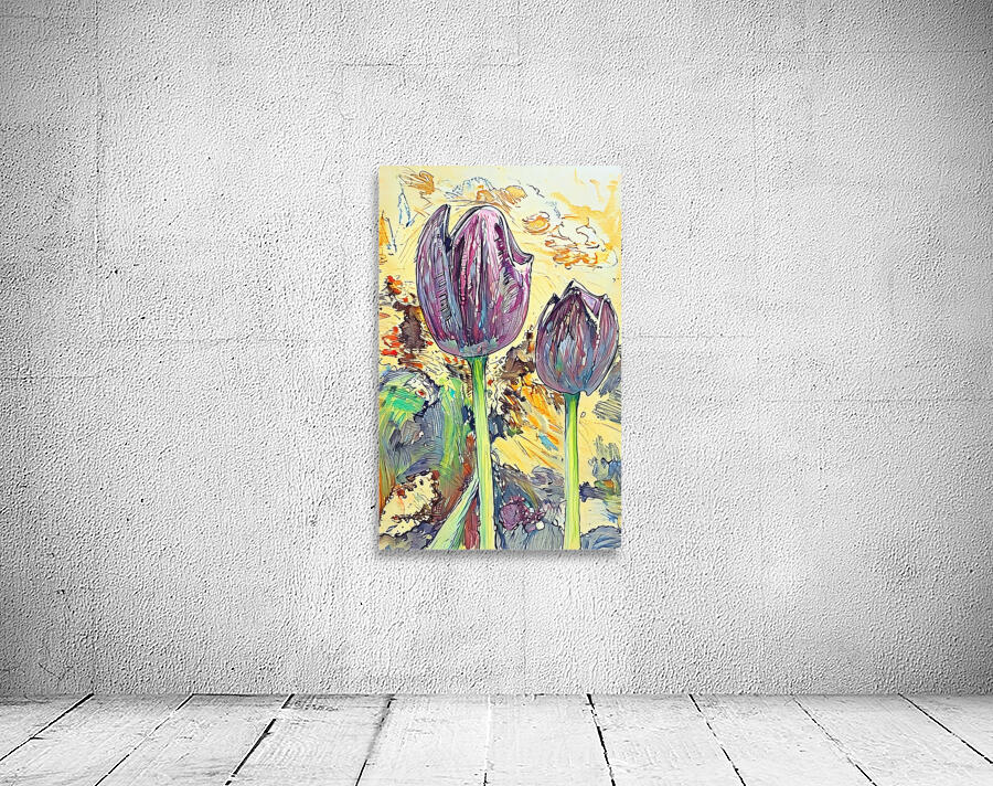 Arte 008 painted tulips Wall Preview