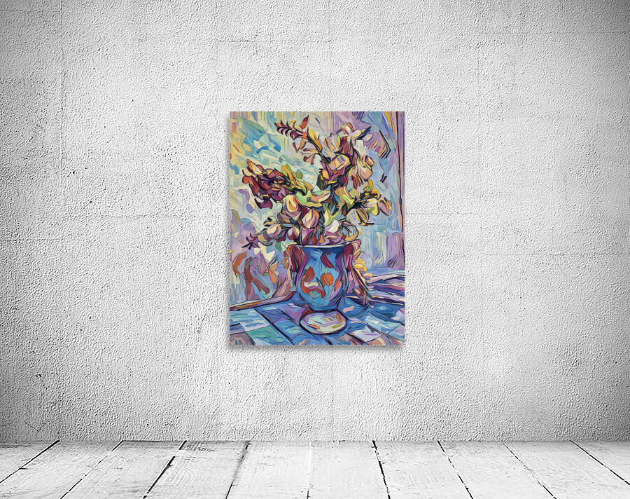 Arte 033 flowers painting Wall Preview