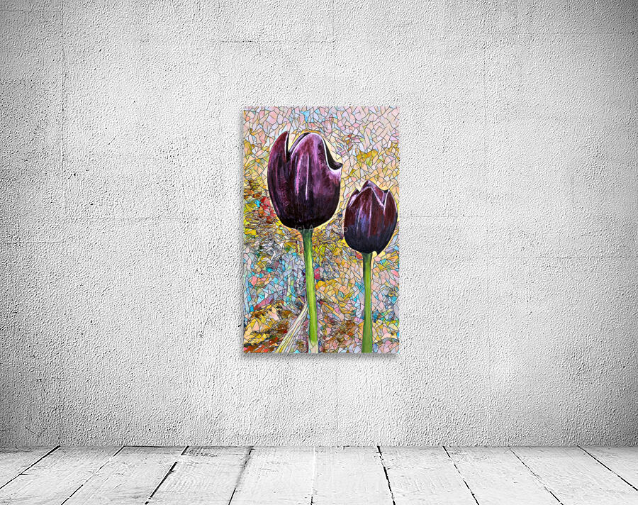 Arte 009 painted tulips Wall Preview