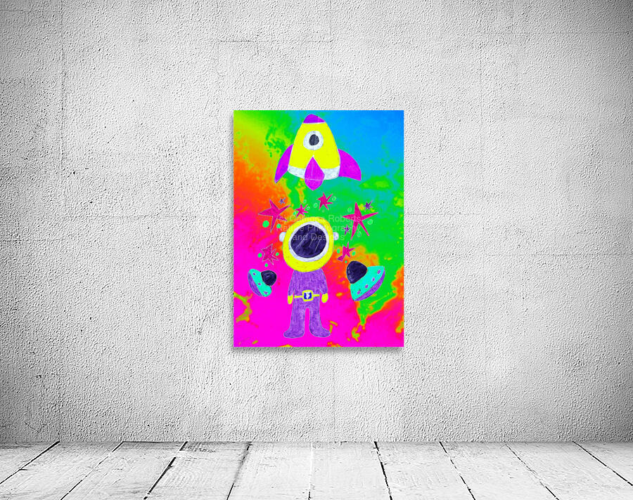 Abstract Cosmic Traveller Wall Preview