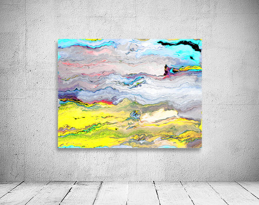 Abstract Vibrant Landscape Wall Preview