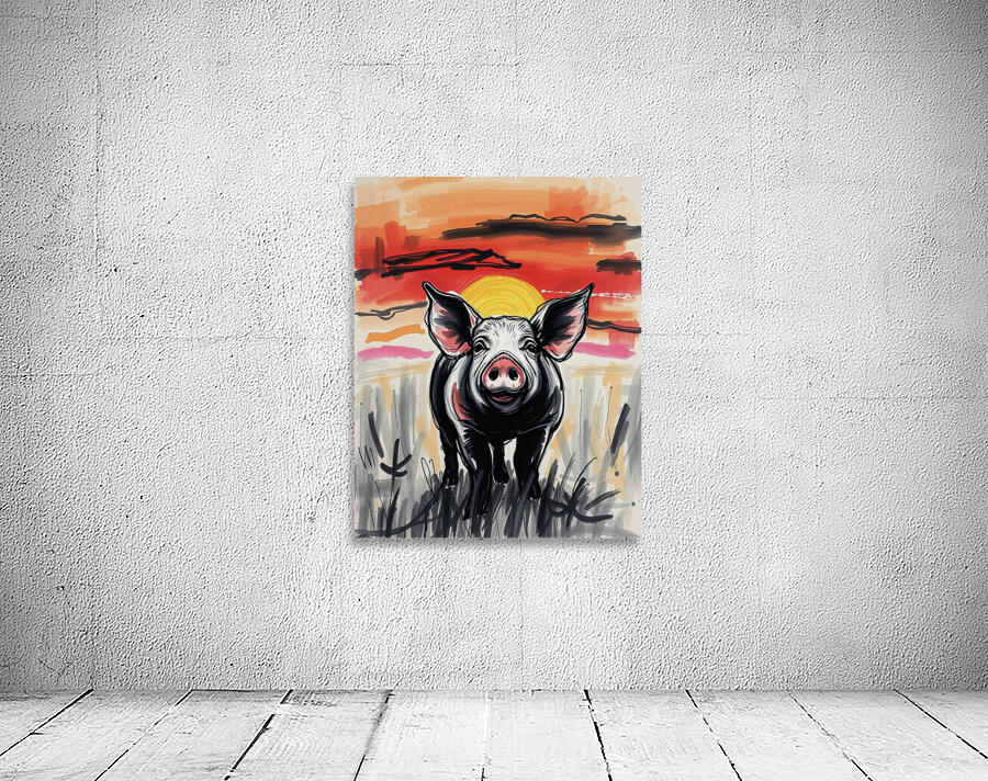 Sunset Pig Oct 29 2025 at 10 26 33 PM Wall Preview