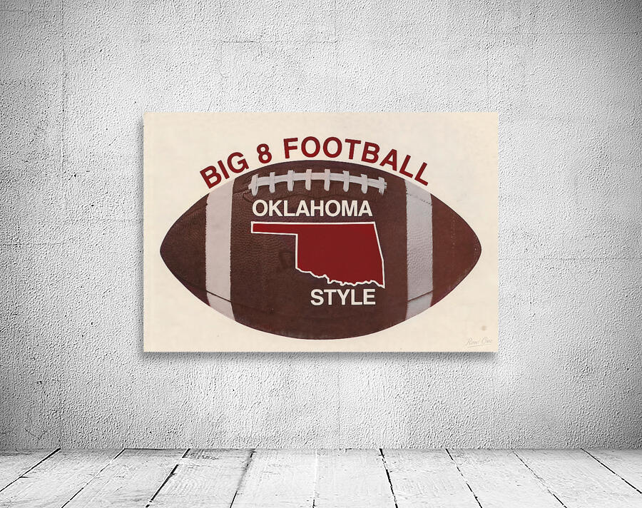 1970s Big Eight Football Oklahoma Style Wall Preview